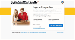 Desktop Screenshot of lagerauftrag.info